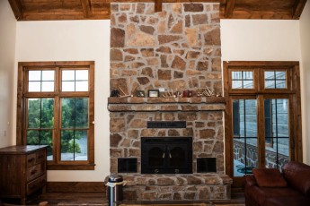 Fireplace view